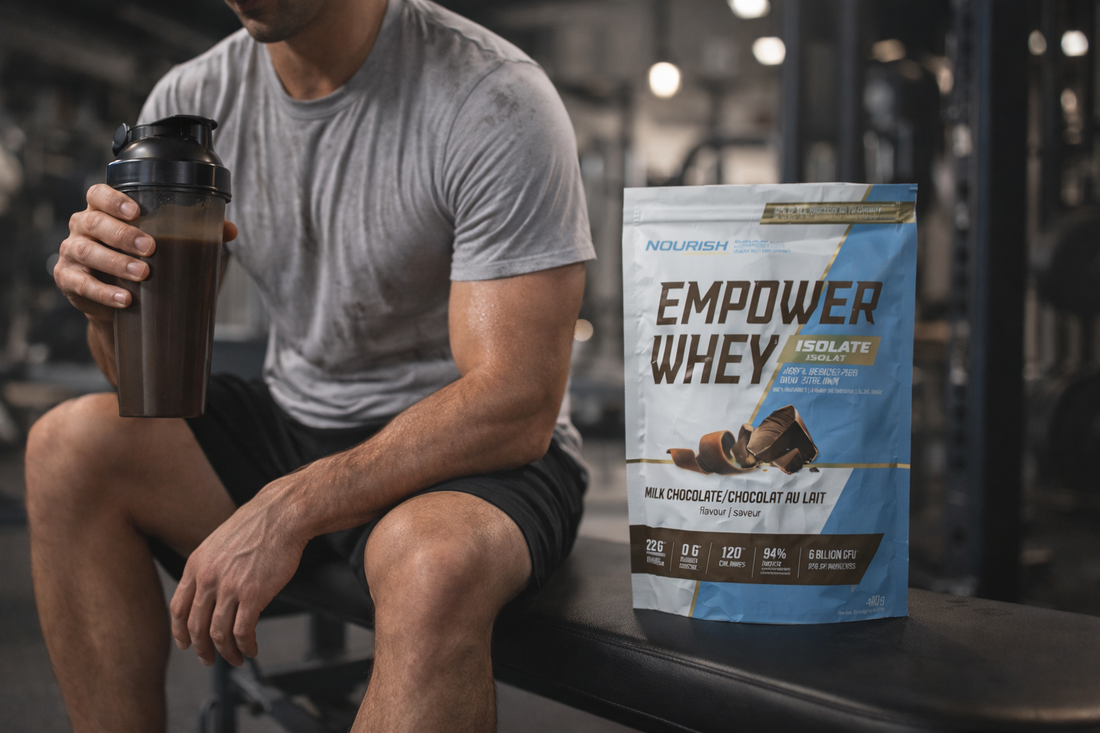 NWP whey isolate protein showing premium quality supplement for muscle recovery and lean muscle growth.